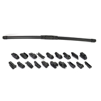 Balais d'essuie-glace sans cadre et sans armature, directement de l'usine, 12-28 pouces, en caoutchouc OEM de qualité supérieure, 99% compatibles avec Captur, Polo, BMW, VW, Chery