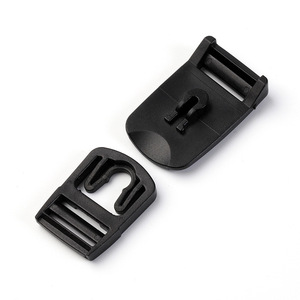 <b>Black</b> Plastic Nylon Strap Buckle 20mm For <b>Backpacks</b> And <b>School</b> Bags - Product Image 2