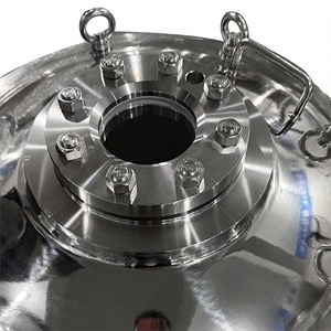 Couvercle de manhole à pression en acier inoxydable Wenxiang DN100-700 avec bride et miroir de visualisation pour canalisation industrielle - Product Image 3