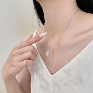 Dylam Dainty <b>Choker</b> Necklace Cz Pendant Necklace Rhodium 18k Gold Plated Link Chain Necklace for Women Jewelry Gifts - Product Image 5
