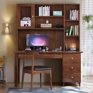 Escritorio de estudio de alta calidad de tipo moderno, escritorio de ordenador con varios cajones, mesa moderna de madera, muebles de oficina para el hogar, dormitorio a la venta - Product Image 5