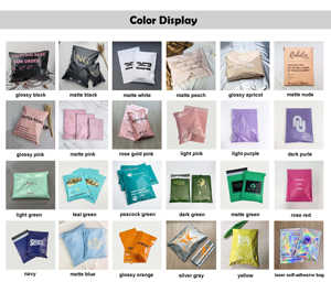 Bolsas de Envío de Plástico Personalizadas con Logotipo Impreso, Color Albaricoque Brillante, Impermeables y Resistentes a Desgarros, para Tiendas en Línea - Product Image 6