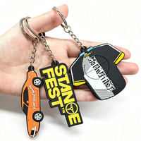 Porte-clés promotionnel en PVC, porte-clés personnalisé avec logo, porte-clés avec code QR, porte-clés en PVC souple avec logo personnalisé