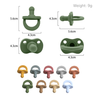 Nouveau design d'usine de sucettes pour nouveaux-nés sucettes personnalisées pour bébés sans BPA tétine en silicone pour bébés