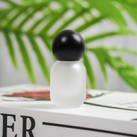 En stock, nouveau flacon pulvérisateur de parfum en verre givré coloré de 15 ml avec bouchon à vis FEA 15