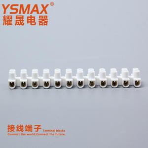 เทอร์มินัลบล็อก Ysmax 12 ตำแหน่ง รูปตัว Pp รูปตัว U ทนไฟ หน้าสัมผัสทองแดงอัลลอยด์ สำหรับการเดินสายไฟฟ้า - Product Image 4