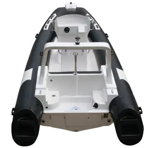 Goboat-barco inflable rígido de Material hipalon, lancha con Motor fueraborda de 5,8 M, 19Ft, CE, 5,8 m, costilla China, para la venta, RIB580B