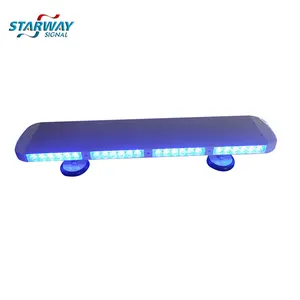 2023 starway lampu sorot LED Mini menyala strobo Pemadam Kebakaran ambulans merah biru profil rendah Super terang