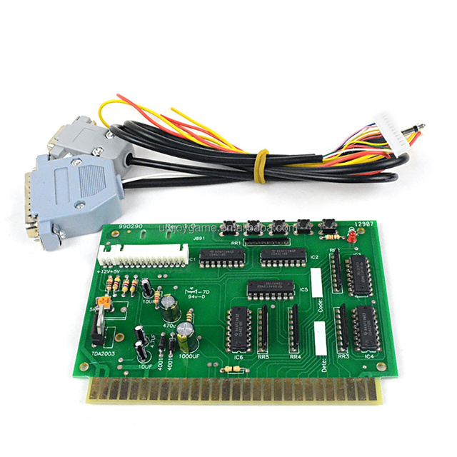 PC to Jamma Converter Coin Arcade Machine Parts PC Joystick Converter Adapter English Language Plastic PC Jamma Converter Board