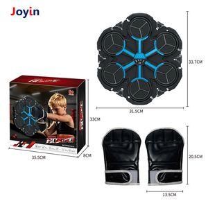 Jouet cible de boxe de musique polygone pour enfants et adolescents avec gants Jeu <span class=keywords><strong>d</strong></span>'entraînement de réaction amusant pour la concentration et la coordination - Product Image 3