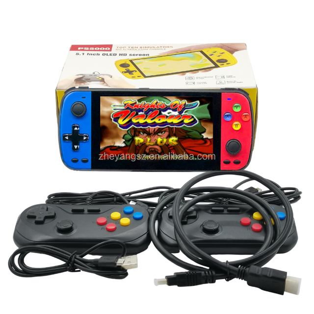 Top Sale PS5000 5.1 Inch Video 3000 Games Modern Handheld Game Console Portable Handheld Game Players