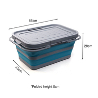 Boîte de rangement pliable en plastique personnalisable Organisateur pliable pour usage domestique pour le linge avec fonction de suspension
