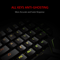 Clavier de jeu miniature rétroéclairé RVB portable, interface à une main, USB pour PC pour PS4 Xbox - Clavier de jeu mécanique et manette