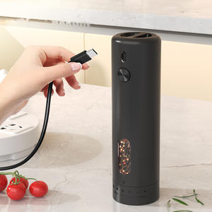 Moulin à épices électrique Kymq Ky mq 65a, alimenté par USB, lame en acier inoxydable, boîtier en plastique, commande par bouton, pour usage en cuisine - Product Image 1