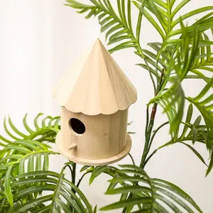 Nichoir en bois pour oiseaux, boîte pour azurés, style protection contre les prédateurs - Product Image 5