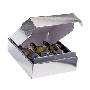 <span class=keywords><strong>OEM</strong></span> nhà máy tùy chỉnh in logo giấy rượu bia chai tàu sân bay bao bì Hộp 3 chai rượu vang hộp - Product Image 3