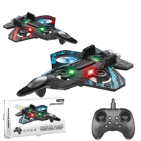 Avion télécommandé de haute qualité, jouet drone de combat en mousse avec lumière, hélicoptère RC 4 axes, planeur, avion de combat en mousse pour figures acrobatiques