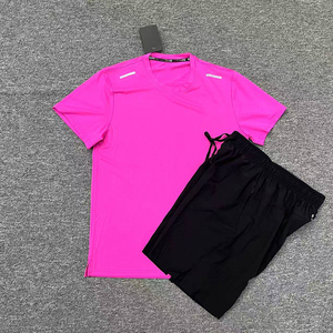 High Quality Men's Gym T-Shirts & Shorts Quick Dry Breathable Fitness Tops & Soccer Wear Short Sleeve Running & Sports Shirts - Product Image 3