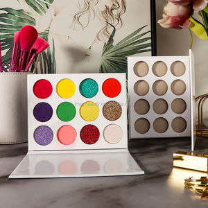 Palette de fards à paupières, maquillage pour les yeux, vide, mat, scintillant, à paillettes, DIY, 9/12/15 pièces, tendance - Product Image 3
