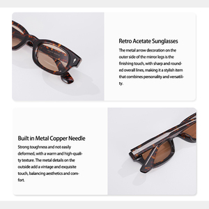 Lunettes de soleil ovales tendance Y2K unisexe, monture étroite, verres rétro avec rivets diamant, verres colorés teintés, style mode - Product Image 5
