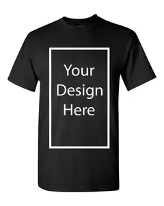 メーカーデザインTシャツプリントカスタムTシャツプリントロゴあなた自身のブランドブランクTシャツコットンポリエステルユニセックス高品質