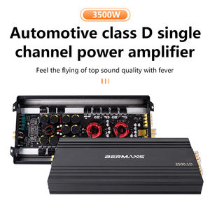 Amplificador de Coche Clase <span class=keywords><strong>D</strong></span> de Alta Potencia Estilo Brasileño de 3500W con Diseño de Radiador, Altavoz Subwoofer, Crossover Mono de Aluminio - Product Image 3