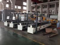 Machine d'enrobage automatique de profilés en placage de bois MDF avec colle PUR