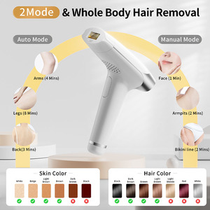 Moolweel T001i 48W IPL Máquina Profesional Uso Doméstico Fotodepiladora <span class=keywords><strong>Indolora</strong></span> para Tratamiento Permanente Entero Depiladora 4cm ² Luz - Product Image 3