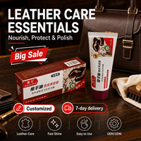 Hei Niu - Betún Impermeable para Zapatos 70g, Color Negro, con Aceite de Oveja, Resiste la Penetración del Agua de Lluvia, Fácil de Limpiar, para Hombres y Mujeres