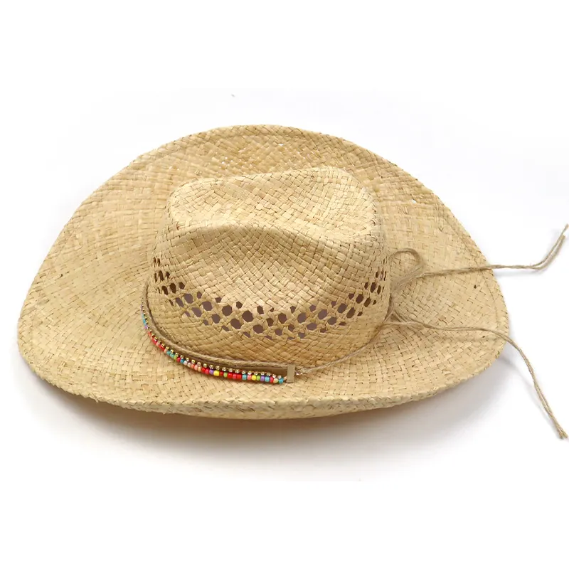 Cappello da sole estivo all'aperto decorazioni in stile occidentale berretti cappello da Cowboy cappelli da Cowgirl da donna