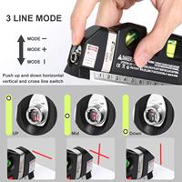 Kit d'outils de ligne de niveau laser ABS polyvalent Peaktop