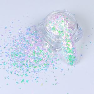 Lentejuelas Brillantes Iridiscentes <span class=keywords><strong>OGF</strong></span> Mermaid Glitters para Manicura, Manualidades con Resina, Vasos, Decoración Navideña, Lentejuelas de Ópalo - Product Image 4