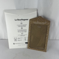 Enveloppes personnalisées avec logo, en carton blanc ou brun, laminées, pour emballage de cartes-cadeaux, impression avec fenêtre, emballage photo