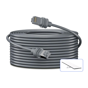 Kit de câblage étanche 75FT/23M Gen 3 pour remplacement de <span class=keywords><strong>câble</strong></span> Starlink, accessoires de câblage étanche Mini/Extension/<span class=keywords><strong>Ethernet</strong></span> (Gris) - Product Image 6