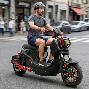 Scooter/<span class=keywords><strong>Moto</strong></span> <span class=keywords><strong>électrique</strong></span> Zuma pour adultes - Style rétro, batterie lithium améliorée, 2000W, haute vitesse, longue portée, capacité de montée en pente, 150 kg - Product Image 1