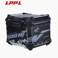 Ensemble de 3 valises de moto en aluminium robustes et améliorées, design étanche toutes saisons pour boîte arrière de moto et moto tout-terrain