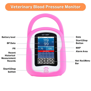Thân thiện với môi aneroid Huyết Áp Màn hình thân thiện với Vật Nuôi Thú Y giám sát thiết bị cho Dog Pet aseo sản phẩm - Product Image 3