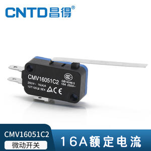 Micro-interrupteur à déclenchement automatique CMV16051C2 de CNTD Changde Electric, 16A avec poignée longue, borne de type 187 - Product Image 6