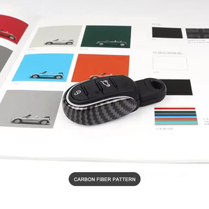 2025 voiture style métal Tampa Da Chave Do Carro Provtector décoration étui clé de voiture couverture pour Mini Cooper S F54 F55 F56 F6 - Product Image 5