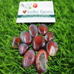 พลอยอะเกตบอตสวานาสีแดงธรรมชาติคุณภาพระดับ AAA+ แบบหลวมสำหรับทำเครื่องประดับ  ขนาดปรับเทียบแล้ว ผ่านการรับรองจาก GIA - Product Image 4
