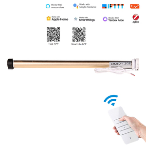 Tuya <span class=keywords><strong>ZigBee</strong></span> 3.0 Hình Ống Động Cơ 25Mm 1.2N. M 230V AC Siêu Yên Tĩnh Nhóm Điều Khiển Thông Minh Khách Sạn Rèm Tự Động Hóa Cho Văn Phòng Bluetooth - Product Image 4