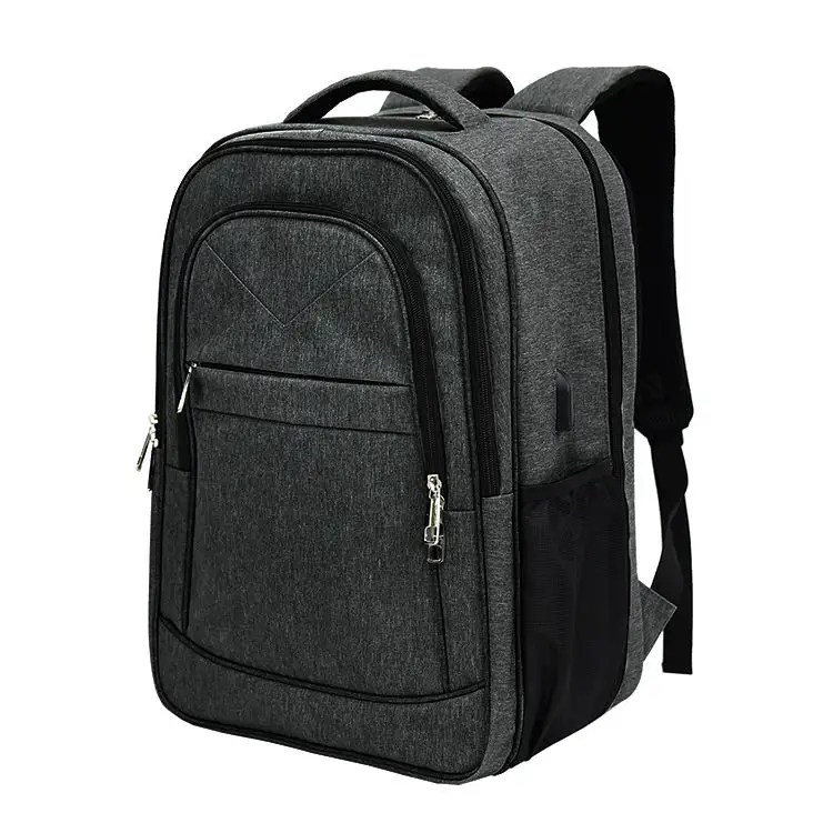15 18 Inch Man School Student Travel Custom Waterproof Nylon Laptop Backpack Bag With Usb Charging Port Interface Daily Life
