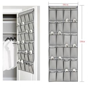 Nice <b>Shoes</b> Hanging Storage Bags Behind the Door Wall Hanging Decoration Ankle Sock Hanging Rack Fabric Phone Hanging Bag - Product Image 3