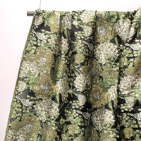 Nouveau fournisseur de textiles, tissu jacquard métallique de style européen pour robe et manteau pour femmes