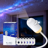 Nouveau projecteur mini-galaxie USB à rotation 360°, veilleuse de projection d'étoiles, projecteur de ciel étoilé à projections multiples