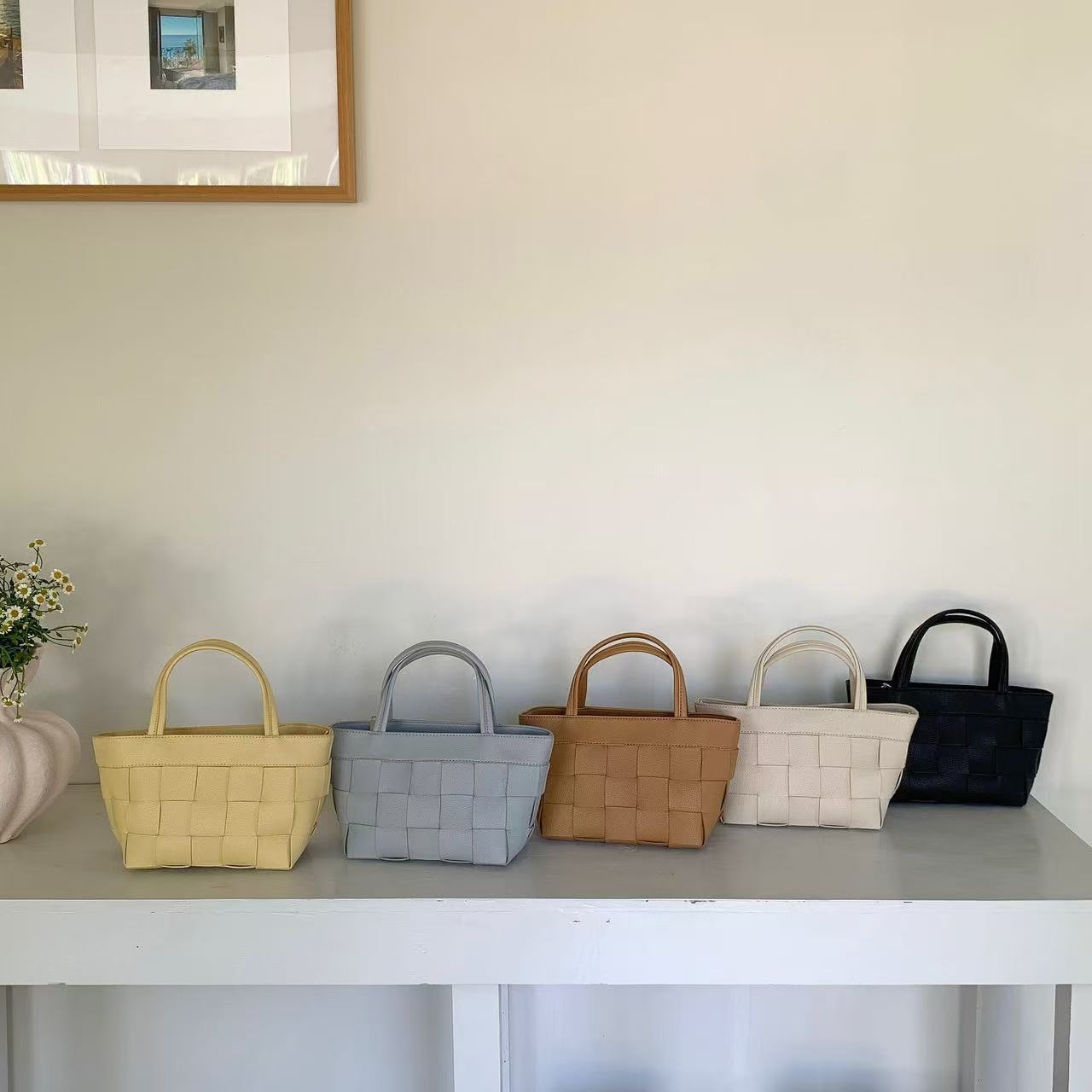 tote bag mini vegan leather