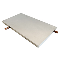 Équipement de chauffage par induction en aluminium sur mesure, plaque froide liquide, soudage par friction, résine époxy et vis, plaque de refroidissement à eau