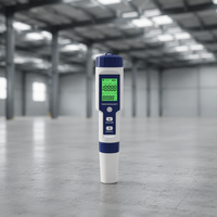OEM/ODM Mètre 5-en-1 EC/TDS/PH/Température/Salinité PH-05 Testeur de qualité de l'eau portable Affichage rétroéclairé Lithium