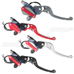 1 paire de leviers de maître-cylindre de frein 7/8'' (22 mm) pour moto, leviers de maître-cylindre d'embrayage avec réservoir, freins de moto - Product Image 3