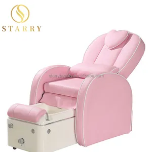 Great Popular nail salon Luxury pink massage foot spa manicure and pedicure chair